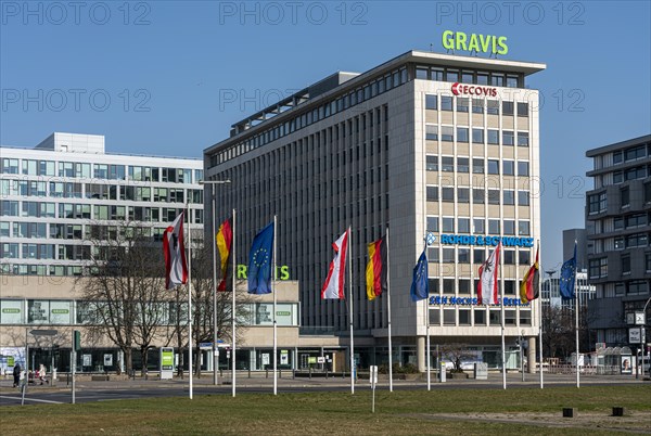 High-rise buildings and commercial buildings at Ernst-Reuter-Platz