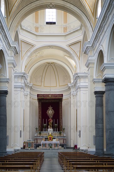 Interior photograph of the choir room of the Church of St. Martin