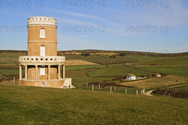 Clavel Tower after being moved inland to avoid falling over the cliff