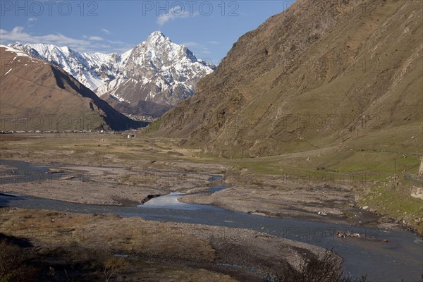 View of the Mountain River Valley