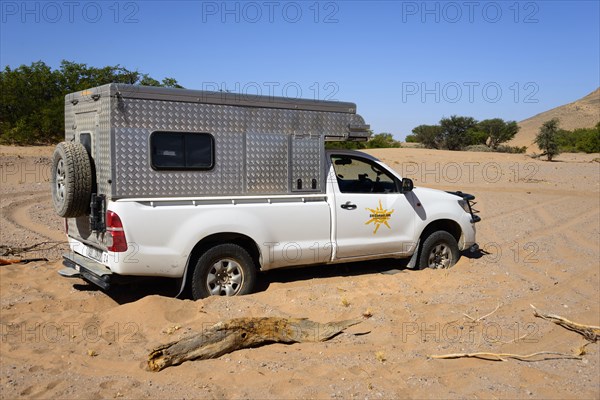 Stuck in the sand by the Huab River