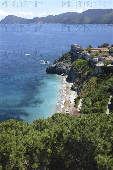 View of Portoferraio from the Citadel