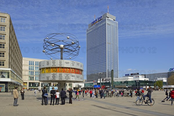 World Time Clock and Park Inn Hotel at Alexanderplatz