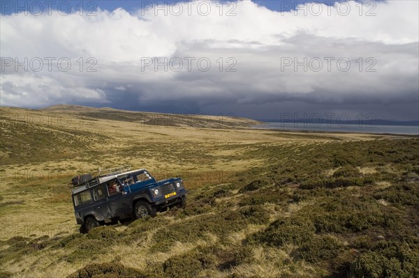 Off-road cruising in the Falkland Islands