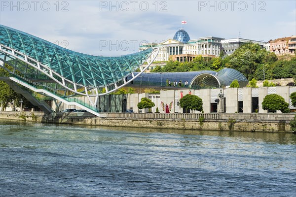 Peace Bridge over the Mtkvari River