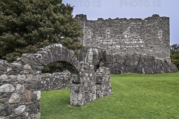 Dunstaffnage Castle built by the MacDougall lords of Lorn in Argyll and Bute