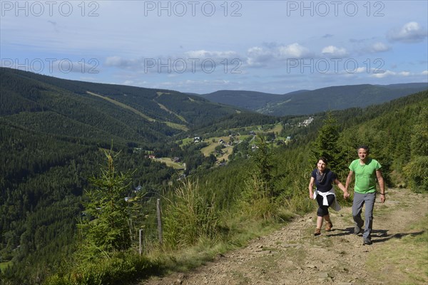 Hiking trail to Mount Krakonos