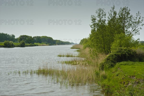 View of drainage canal