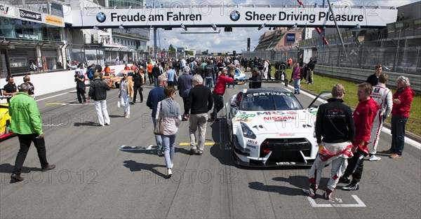 Nuerburgring race track grid