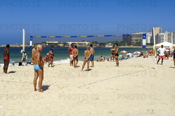 Beach life at Copacabana Beach