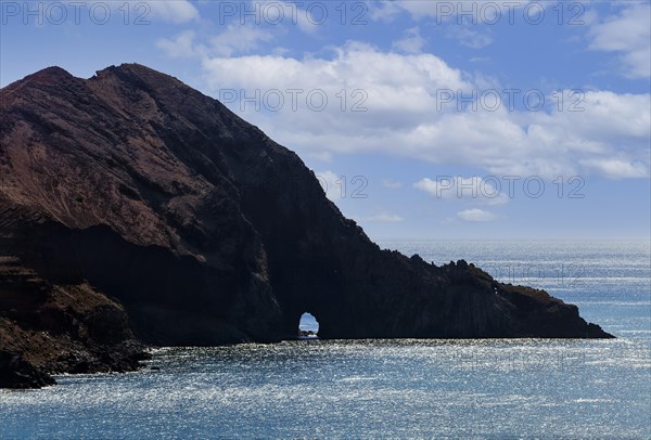 View from the hiking trail on Cape Ponta de Sao Lourenco