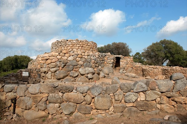 Excavation work at Nuraghe La Prisgiona