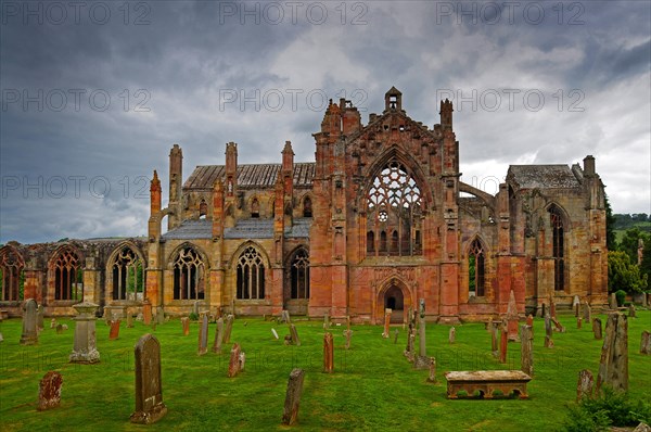 Ruins of Melrose Abbey