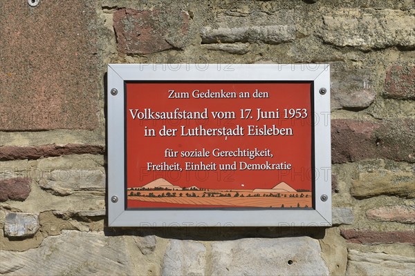 Commemorative plaque