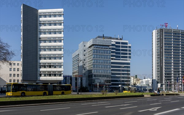 High-rise buildings and commercial buildings at Ernst-Reuter-Platz