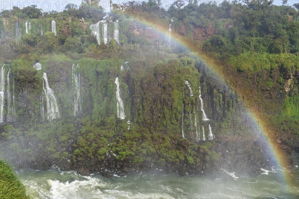 View of the Iguazu Falls from the Brazilian side