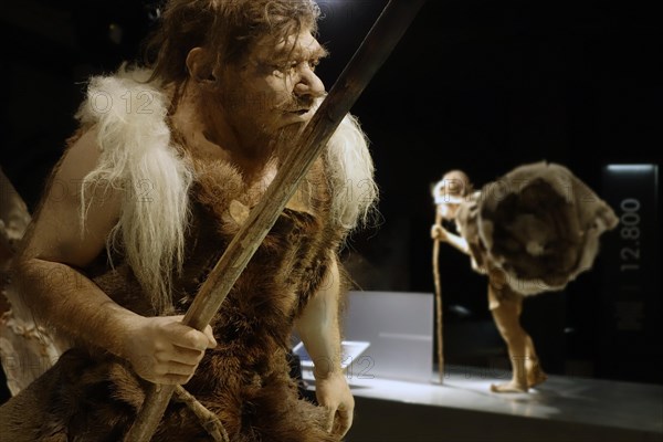 Neanderthal hunter in the Gallo-Romeins Museum