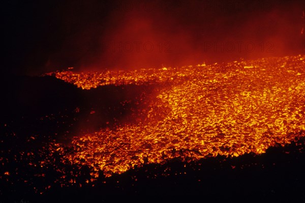 Active lava flow