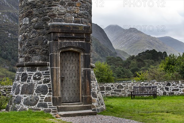 The Glenfinnan Monument on the shores of Loch Shiel