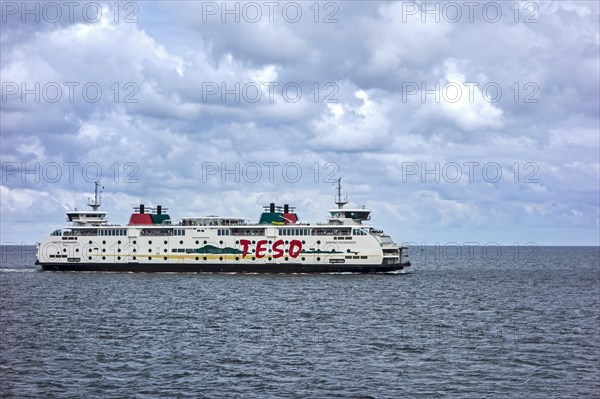TESO ferry Dokter Wagemaker sailing from Den Helder to the island of Texel