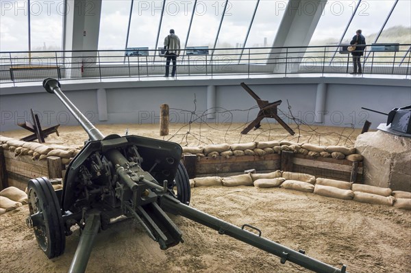 German Pak 40 75 mm anti-tank gun in the Musee du Debarquement Utah Beach