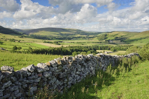 View of dry stone wall