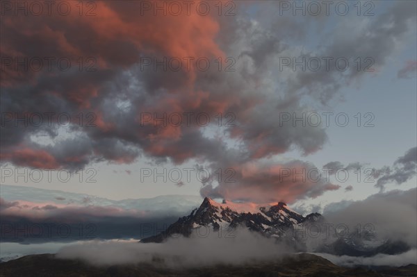 Sunrise over the Cuernos del Paine