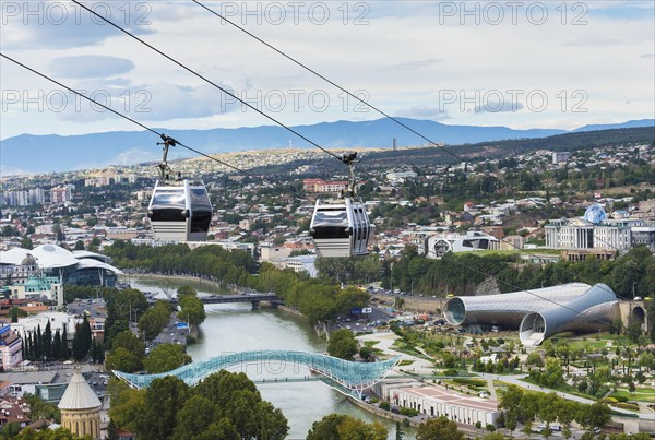 Peace Bridge over the Mtkvari River