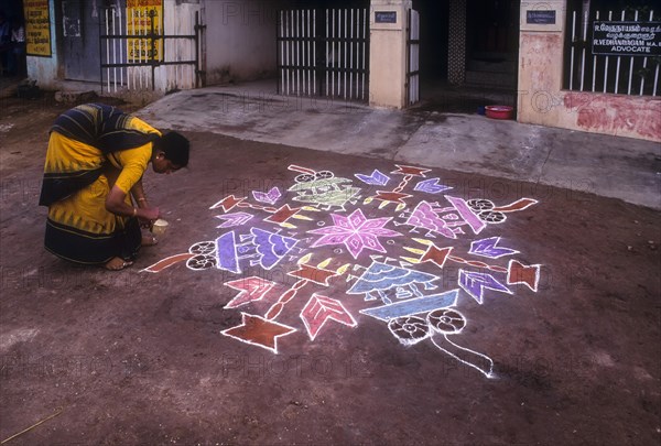 Kolam or Rangoli