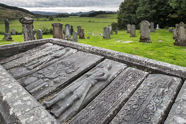 Carved Kilmartin Stones