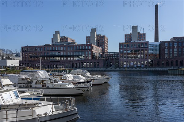 Shopping centre at the old industrial site of Tempelhofer Hafen