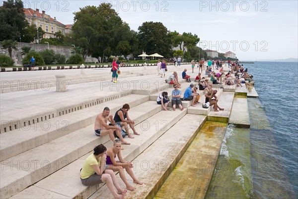 Visitors to the Sea Organ