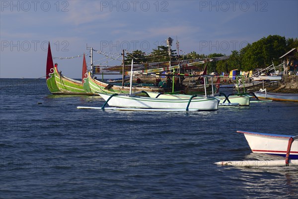 Traditional outrigger boats