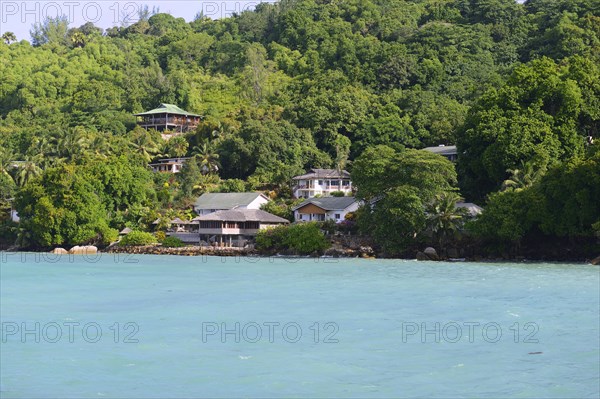 Houses built into the hillside