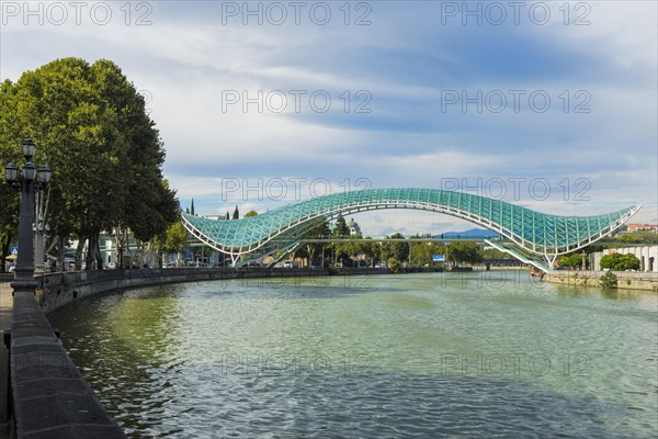 Peace Bridge over the Mtkvari River