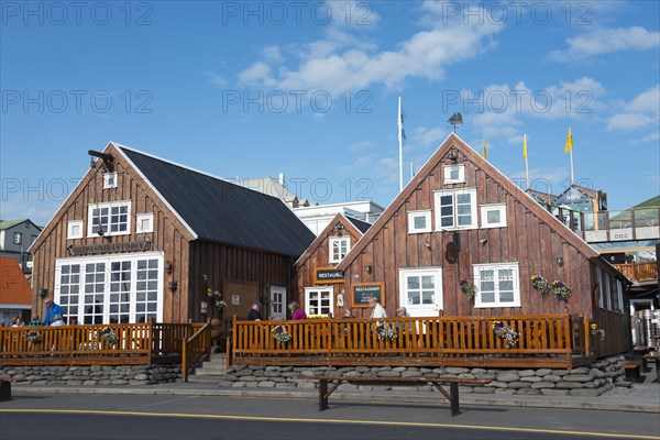 Wooden houses and restaurant Gamli Baukur