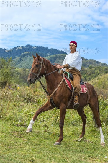 Man on horseback