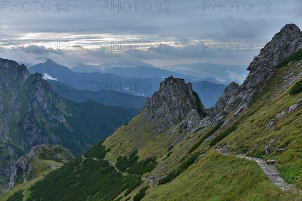 Red Western Trail to Giewont Peak