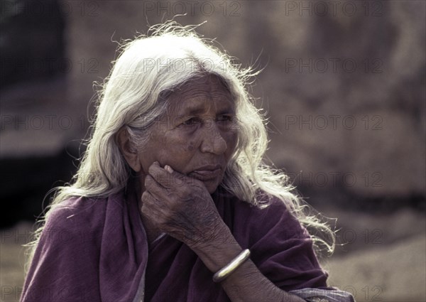 An old lady in Kokkarebellur