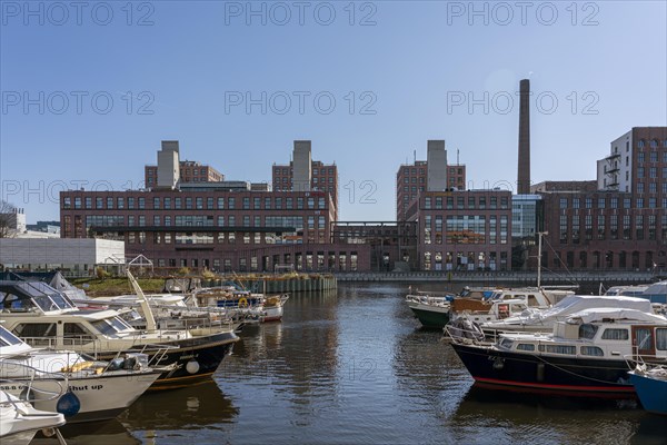 Shopping centre at the old industrial site of Tempelhofer Hafen