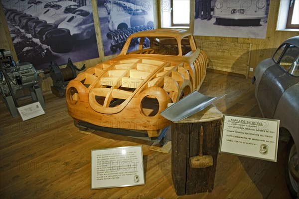 Porsche 356 wooden replica