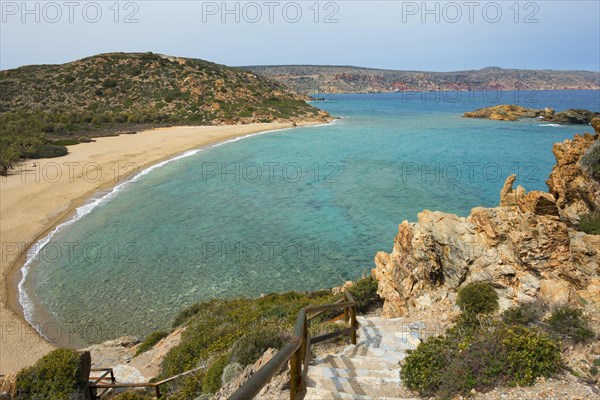 Palm beach of Vai with Cretan