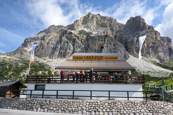Lagazuoi cable car station