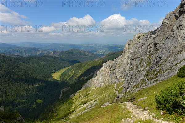 Red Western Trail to Giewont Peak