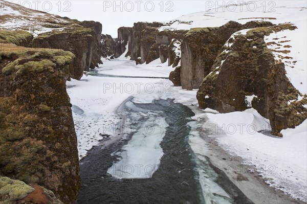 The river Fjaora flows through Fjaorargljufur