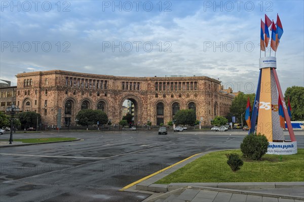 Republic Square in the morning