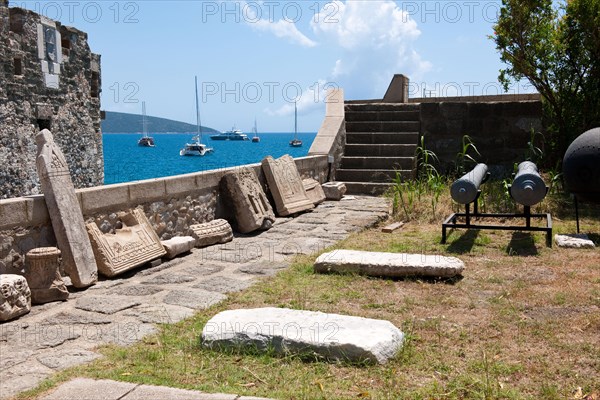 Forecourt of thev Fortress with Cannons