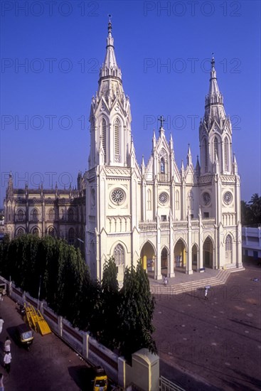 Basilica of our lady of dolours built in 1925 in Thrissur or Trichur