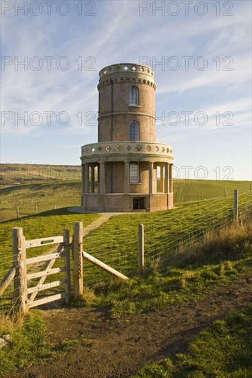 Clavel Tower after being moved inland to avoid falling over the cliff