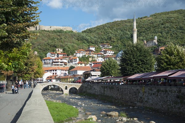 Old stone bridge over the river Bistrica